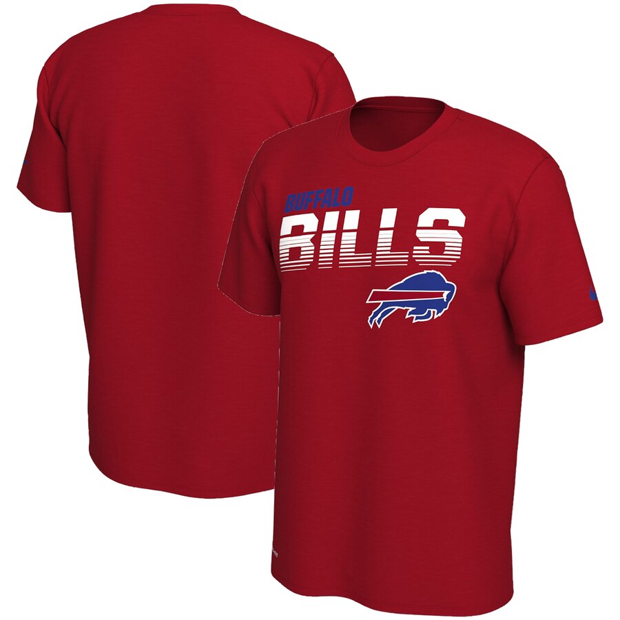 Buffalo Bills Nike Sideline Line of Scrimmage Legend Performance T Shirt Red