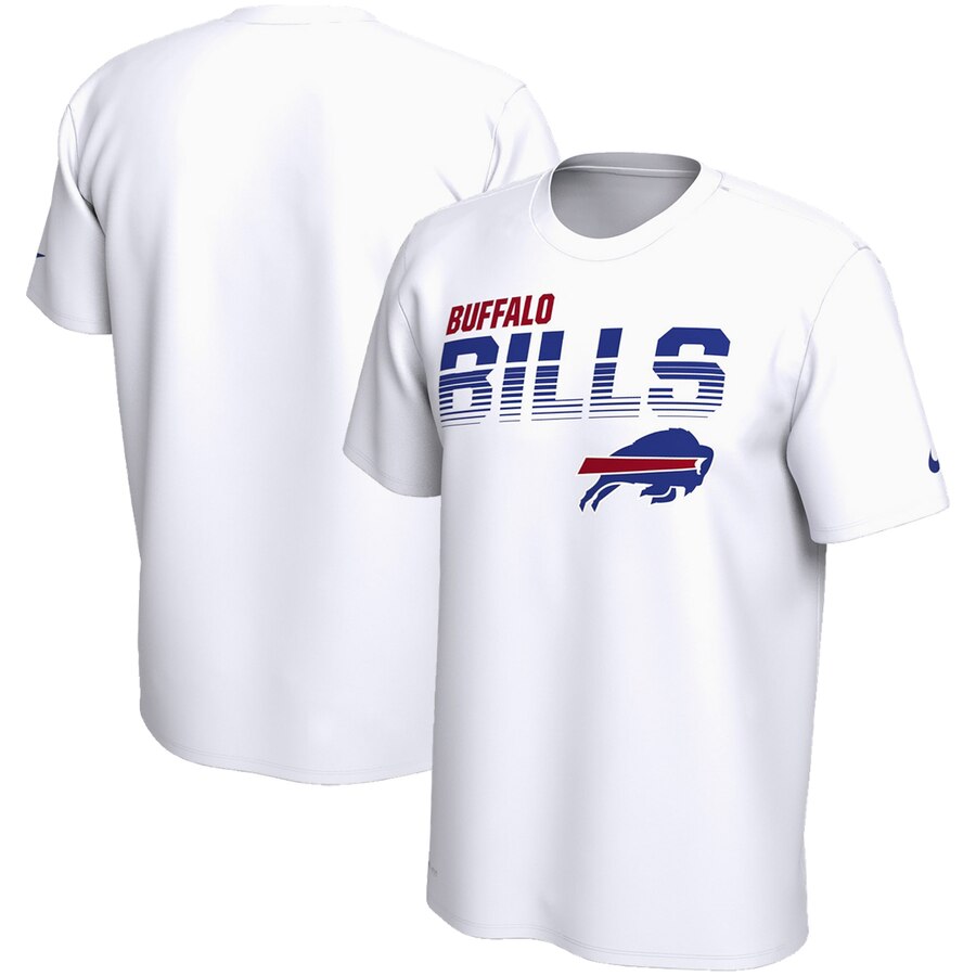 Buffalo Bills Nike Sideline Line of Scrimmage Legend Performance T Shirt White