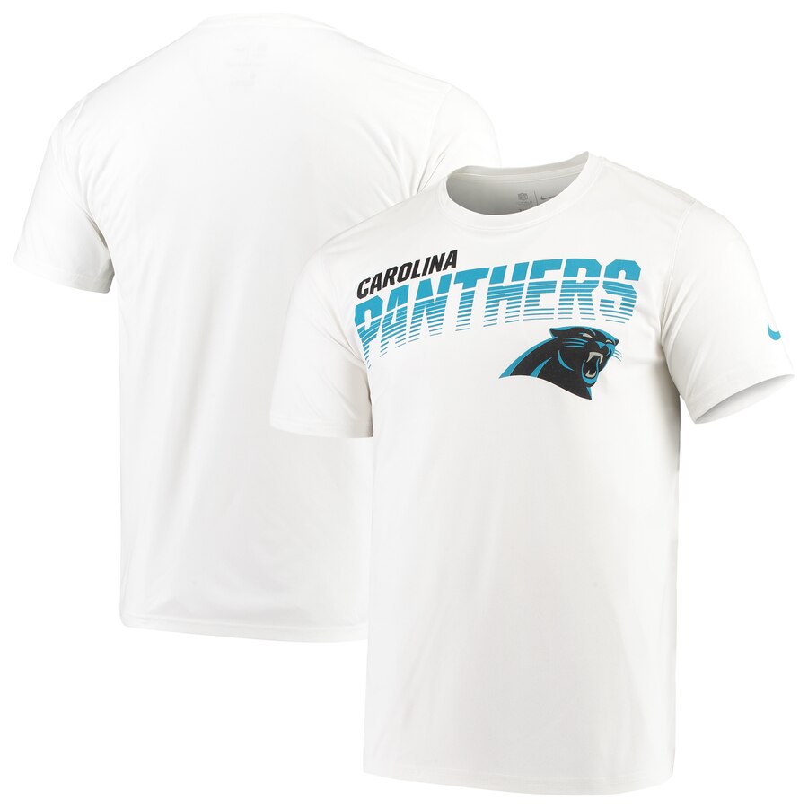 Carolina Panthers Nike Sideline Line of Scrimmage Legend Performance T Shirt White