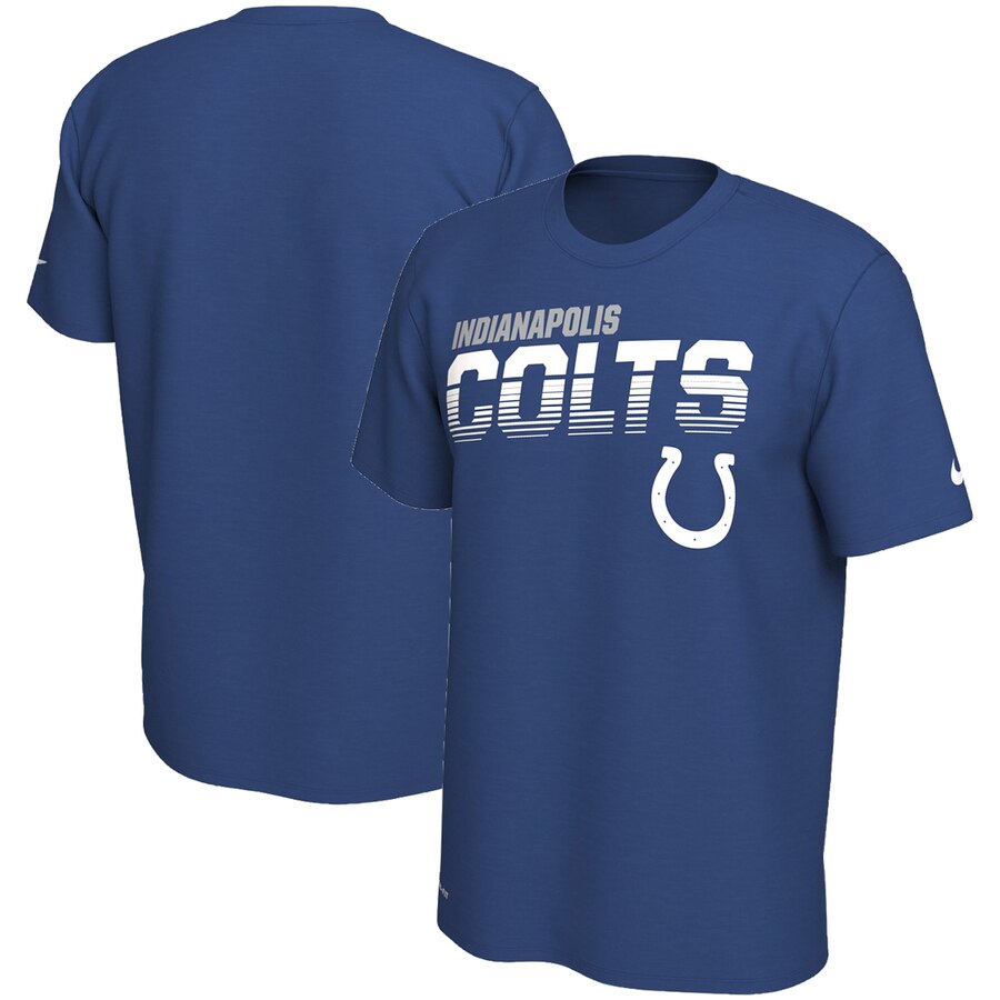 Indianapolis Colts Nike Sideline Line of Scrimmage Legend Performance T Shirt Royal