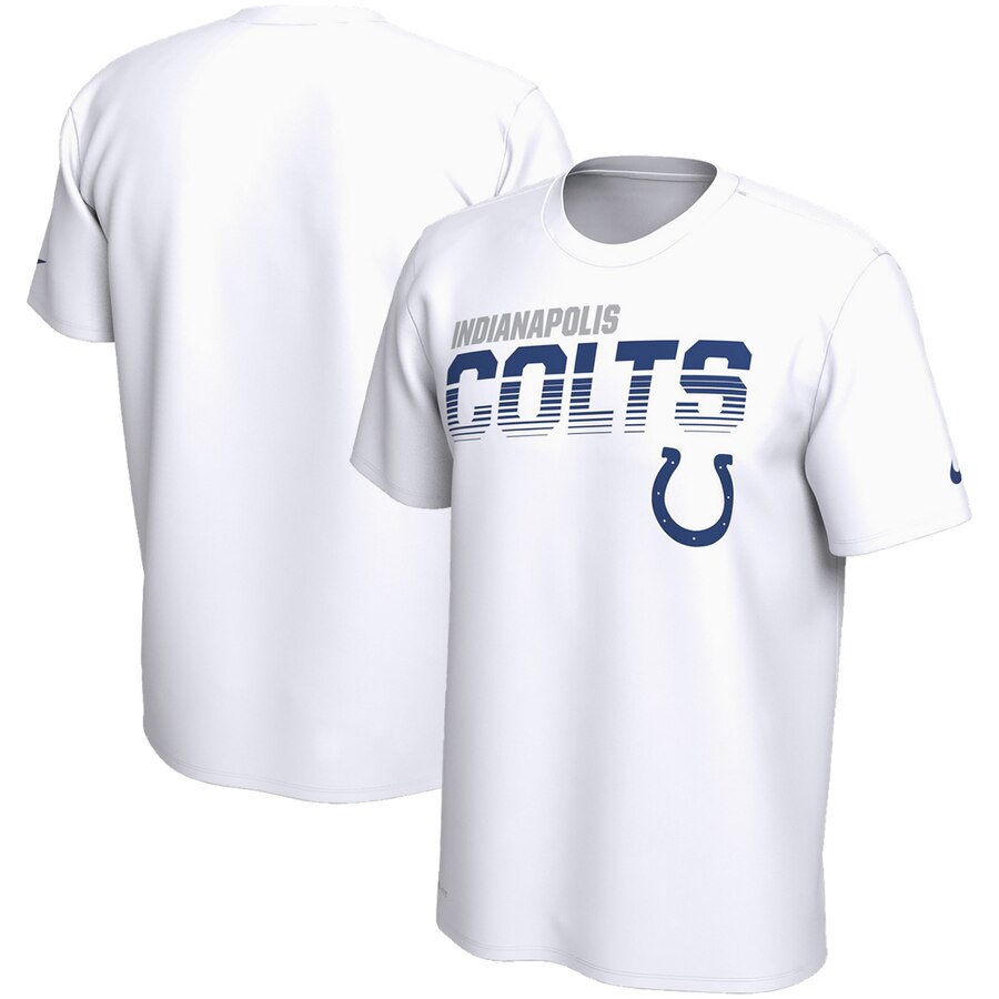 Indianapolis Colts Nike Sideline Line of Scrimmage Legend Performance T Shirt White