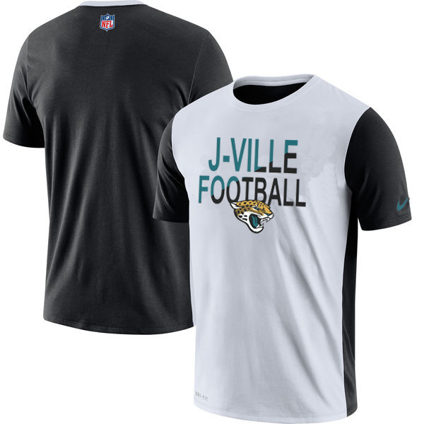 Jacksonville Jaguars Nike Performance T Shirt White - Click Image to Close