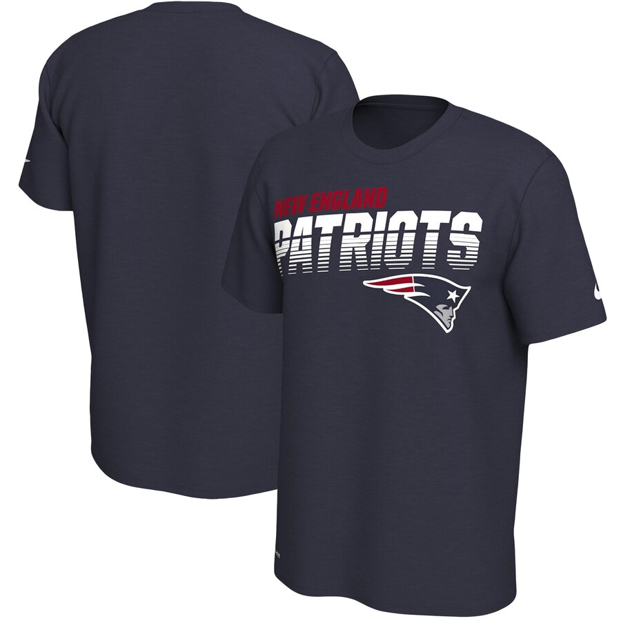 New England Patriots Nike Sideline Line of Scrimmage Legend Performance T Shirt Navy