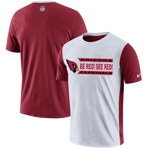 NFL Arizona Cardinals Nike Performance T Shirt White