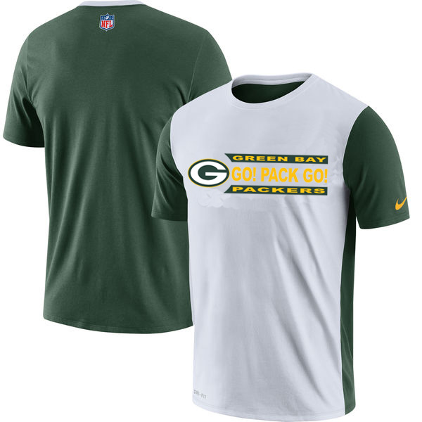 NFL Green Bay Packers Nike Performance T Shirt White