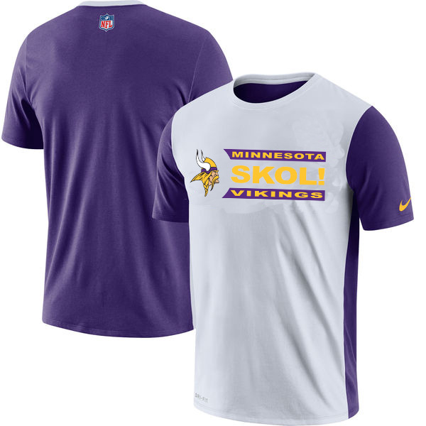 NFL Minnesota Vikings Nike Performance T Shirt White