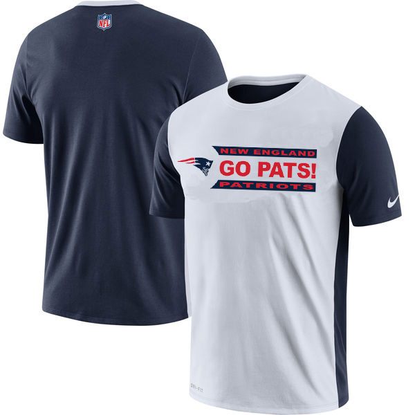 NFL New England Patriots Nike Performance T Shirt White
