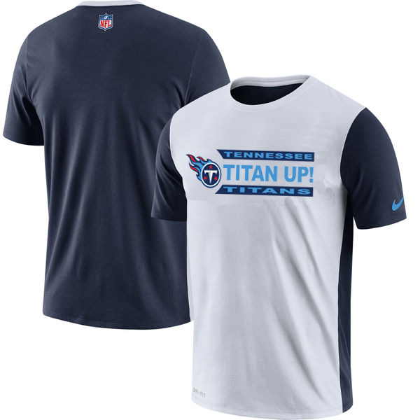 NFL Tennessee Titans Nike Performance T Shirt White - Click Image to Close
