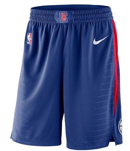 Clippers Blue City Edition Swingman Shorts - Click Image to Close