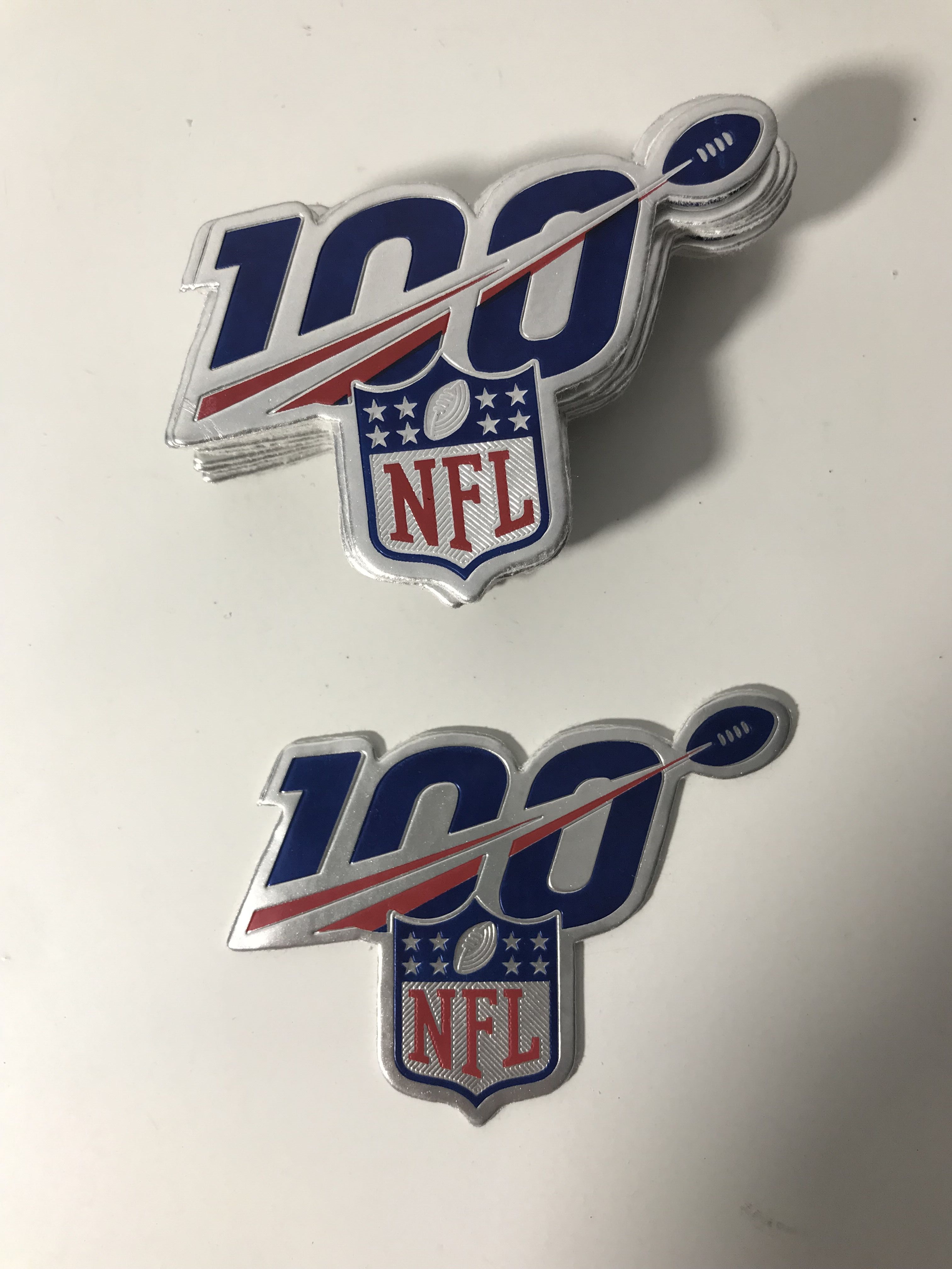 2019 NFL 100th Anniversary Seasons Football Jersey Patch