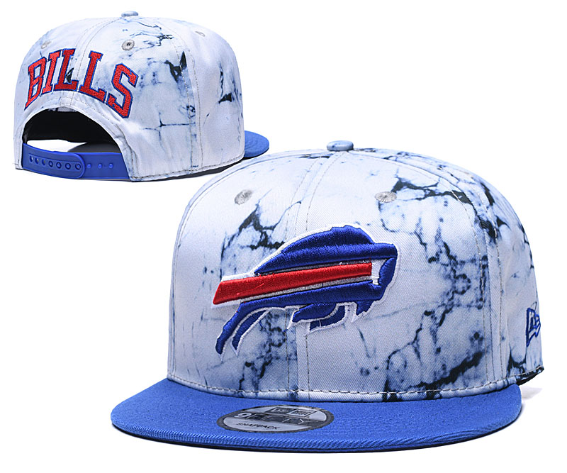 Bills Team Logo Smoke Blue Adjustable Hat TX