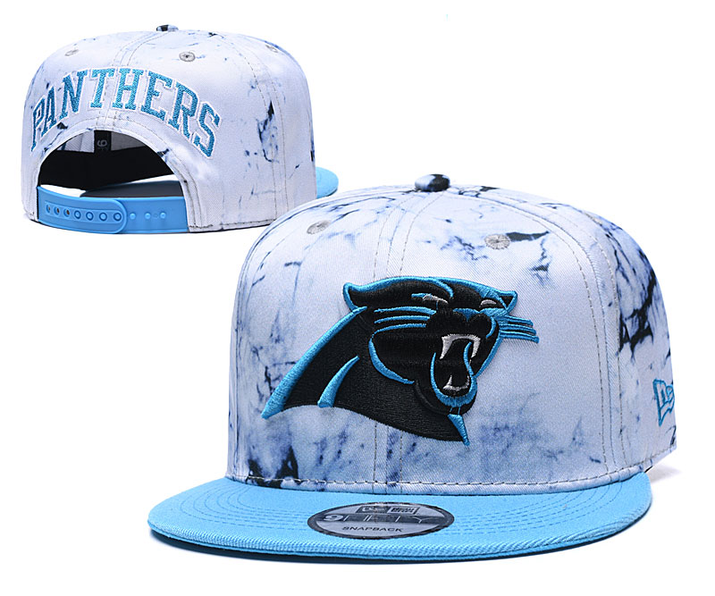 Panthers Team Logo Smoke Blue Adjustable Hat TX - Click Image to Close