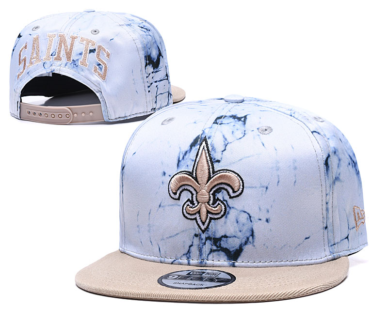 Saints Team Logo Smoke Cream Adjustable Hat TX