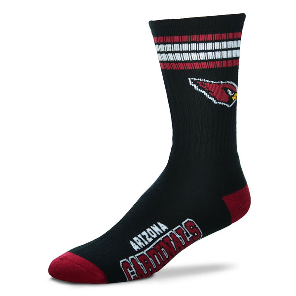 Arizona Cardinals Team Logo Black NFL Socks