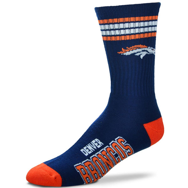 Denver Broncos Team Logo Navy NFL Socks