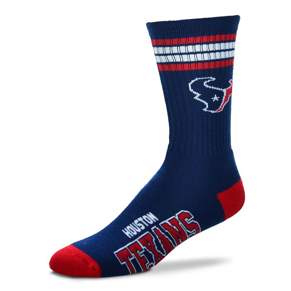 Houston Texans Team Logo Navy NFL Socks - Click Image to Close