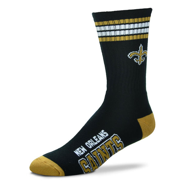 New Orleans Saints Team Logo Black NFL Socks