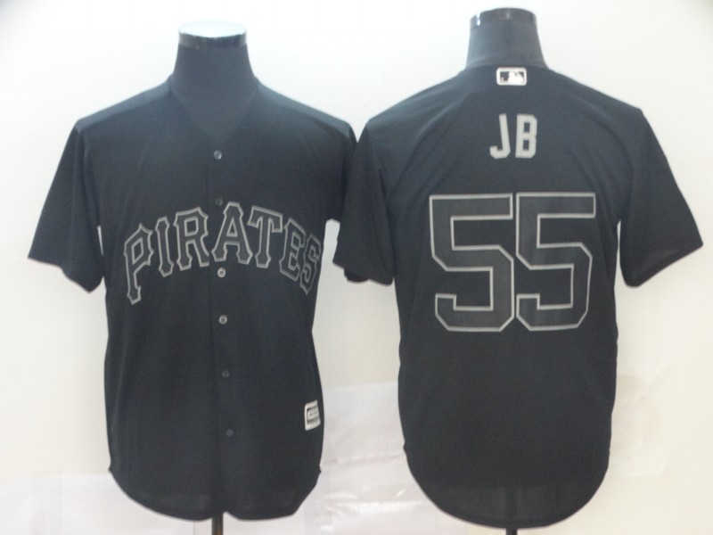 Pirates 55 Josh Bell "JB" Black 2019 Players' Weekend Player Jersey