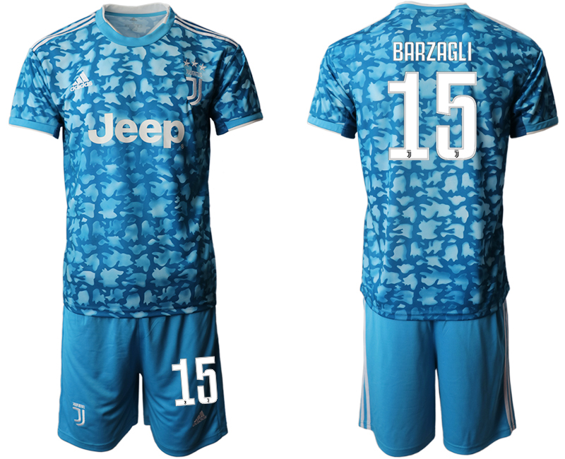 2019-20 Juventus FC 15 BARZAGLI Third Away Soccer Jersey