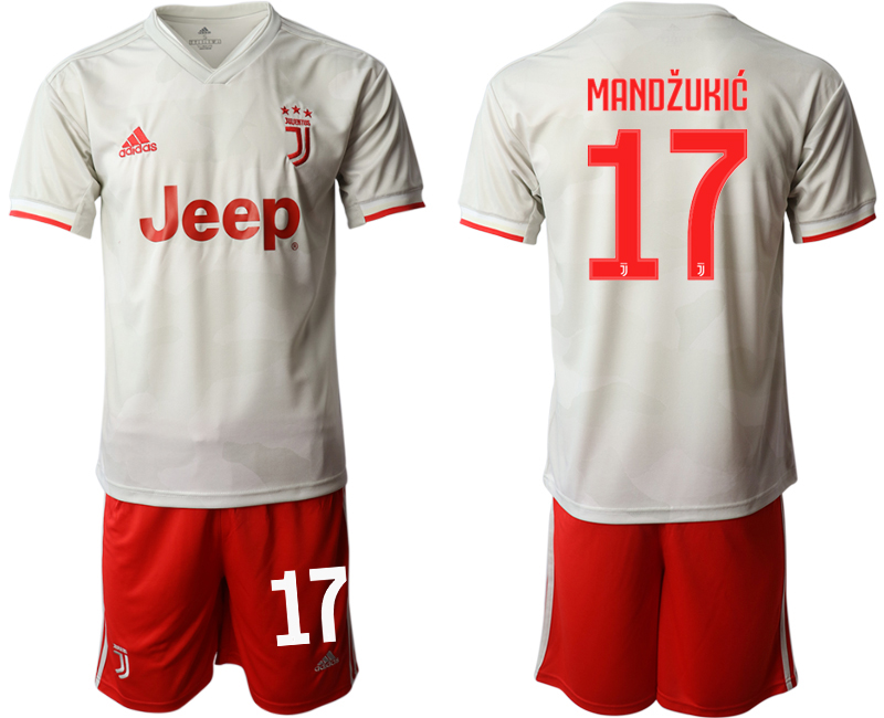 2019-20 Juventus FC 17 MANDZUKIC Away Soccer Jersey