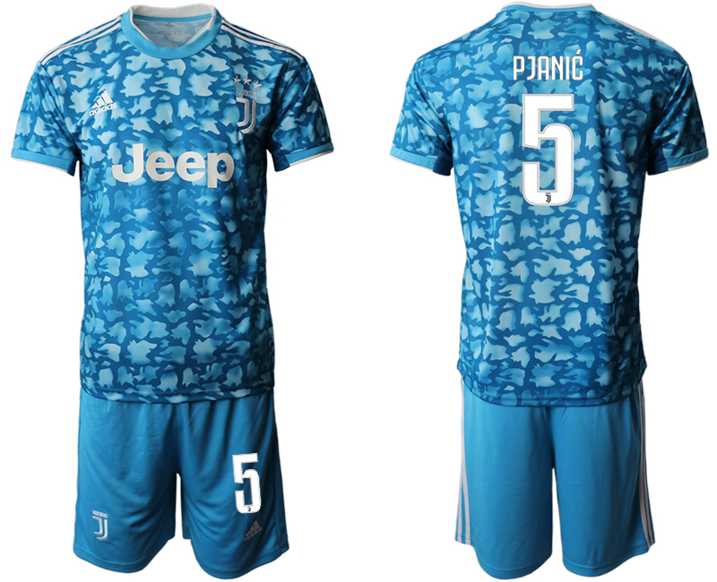 2019-20 Juventus FC 5 PJANIC Third Away Soccer Jersey