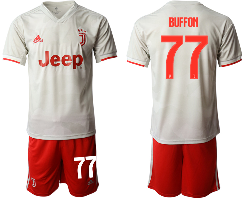2019-20 Juventus FC 77 BUFFON Away Soccer Jersey