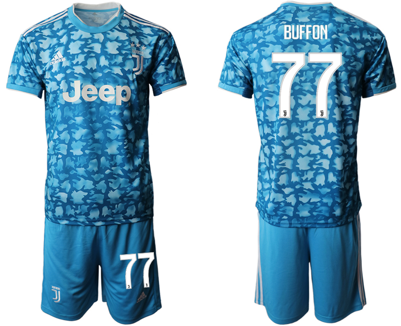 2019-20 Juventus FC 77 BUFFON Third Away Soccer Jersey