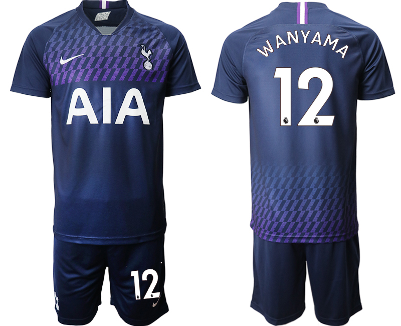 2019-20 Tottenham Hotspur 12 WANYAMA Away Soccer Jersey