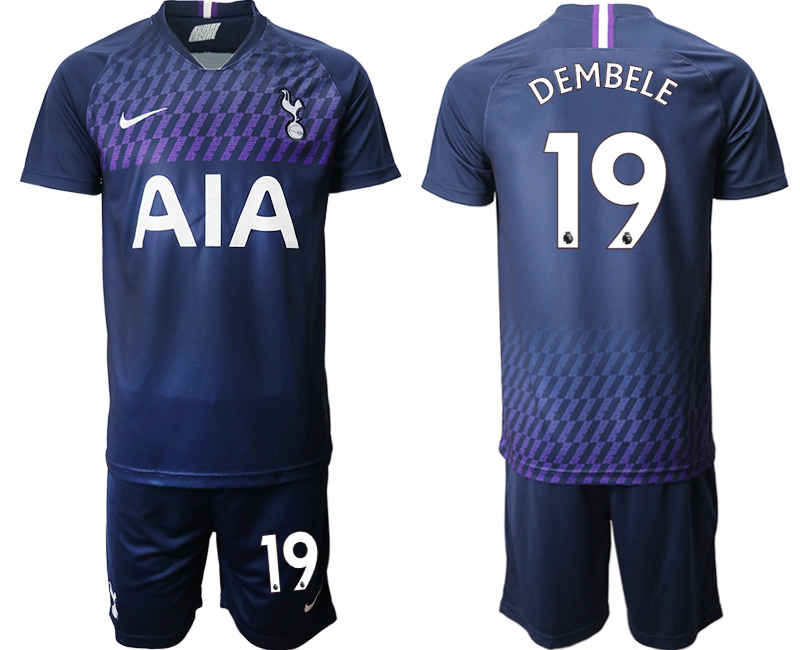 2019-20 Tottenham Hotspur 19 DEMBELE Away Soccer Jersey