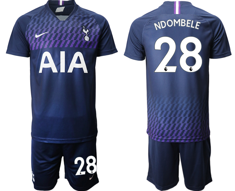 2019-20 Tottenham Hotspur 28 NDOMBELE Away Soccer Jersey