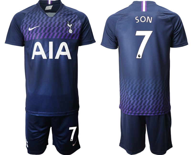 2019-20 Tottenham Hotspur 7 SON Away Soccer Jersey