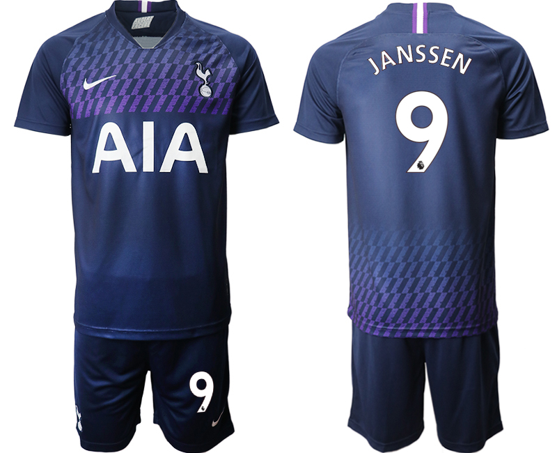 2019-20 Tottenham Hotspur 9 JANSSEN Away Soccer Jersey
