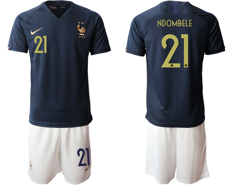 2019-20 France 21 NDOMBELE Home Soccer Jersey