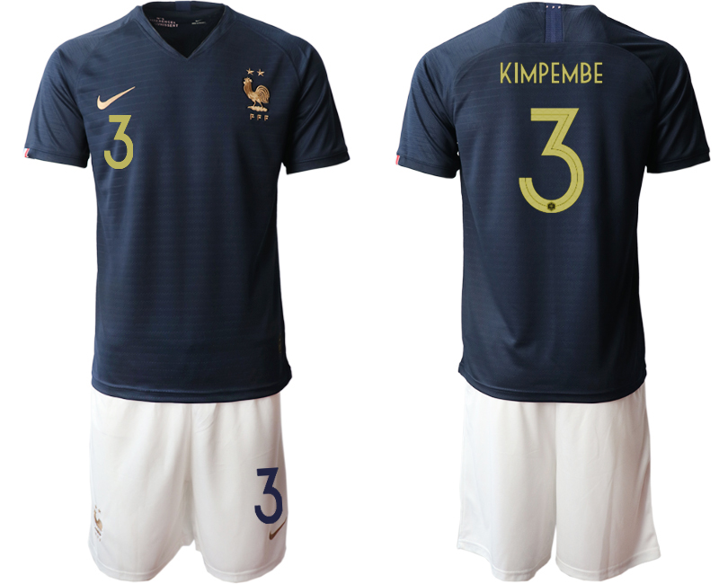 2019-20 France 3 KIMPEMBE Home Soccer Jersey