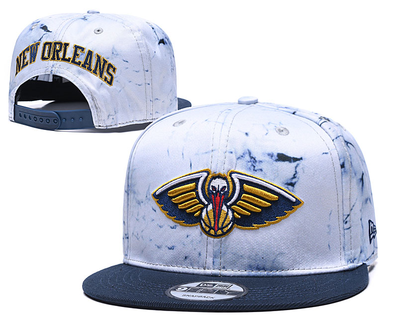 Pelicans Team Logo Smoke Navy Adjustable Hat TX