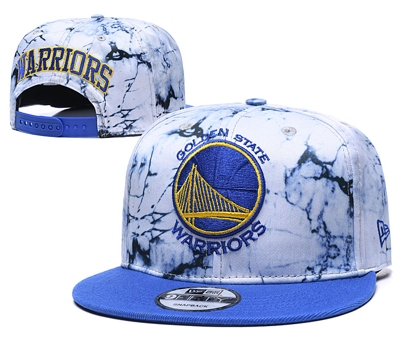 Warriors Team Logo Smoke Blue Adjustable Hat TX