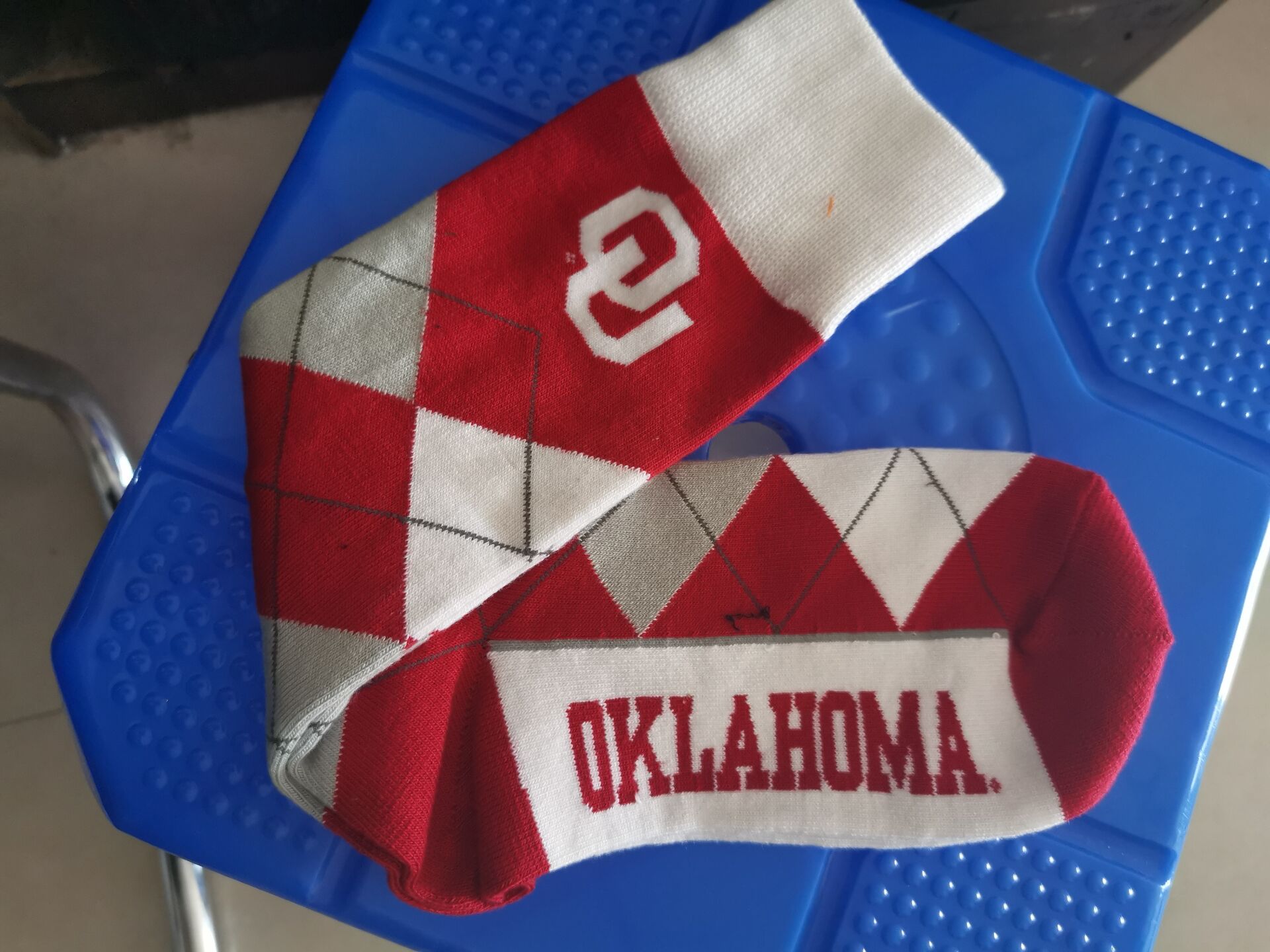 Oklahoma Sooners Team Logo NCAA Socks