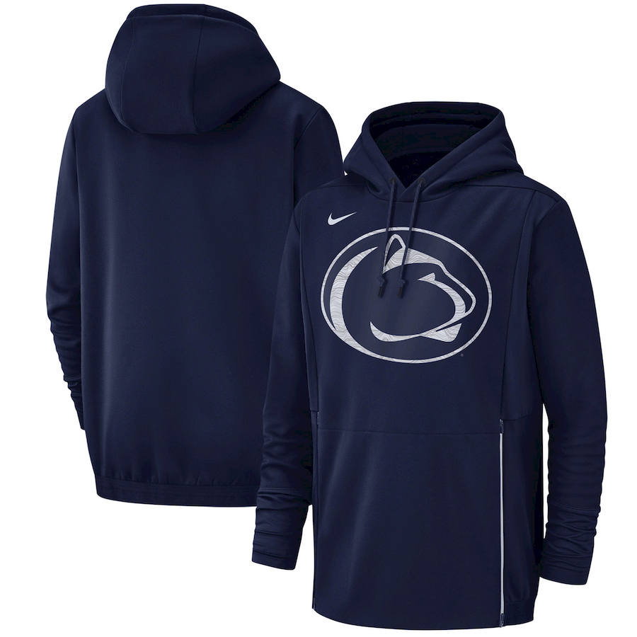 Penn State Nittany Lions Nike Champ Drive Performance Pullover Hoodie Navy