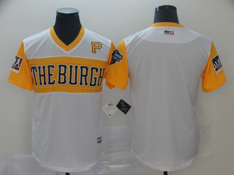 Pirates Blank White 2019 MLB Little League Classic Team Jersey