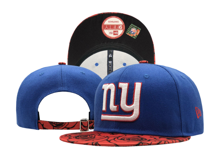 New York Giants Team Logo Royal Adjustable Hat SF