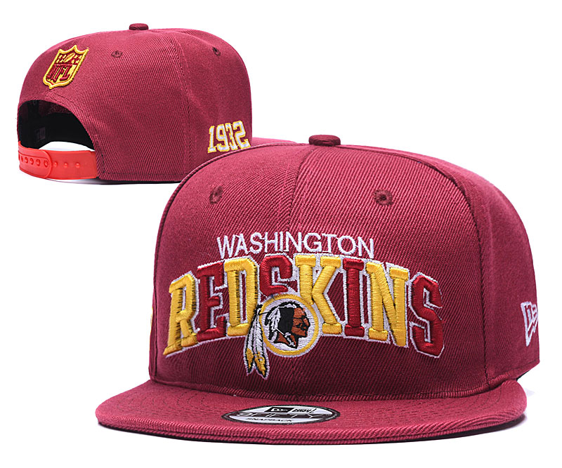 Redskins Team Logo Red 1932 Anniversary Adjustable Hat YD