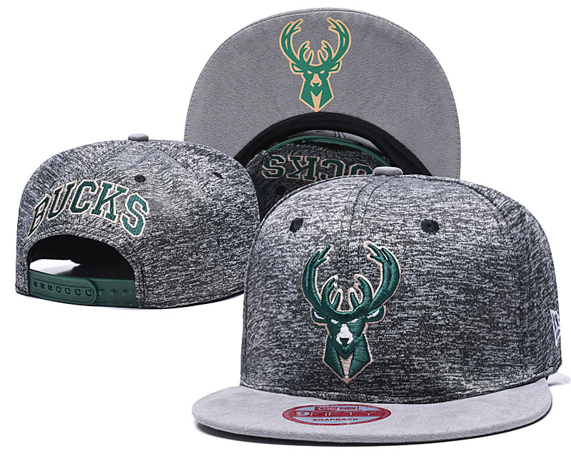 Bucks Team Logo Gray Adjustable Hat TX