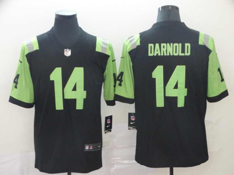 Nike Jets 14 Sam Darnold Black City Edition Vapor Untouchable Limited Jersey