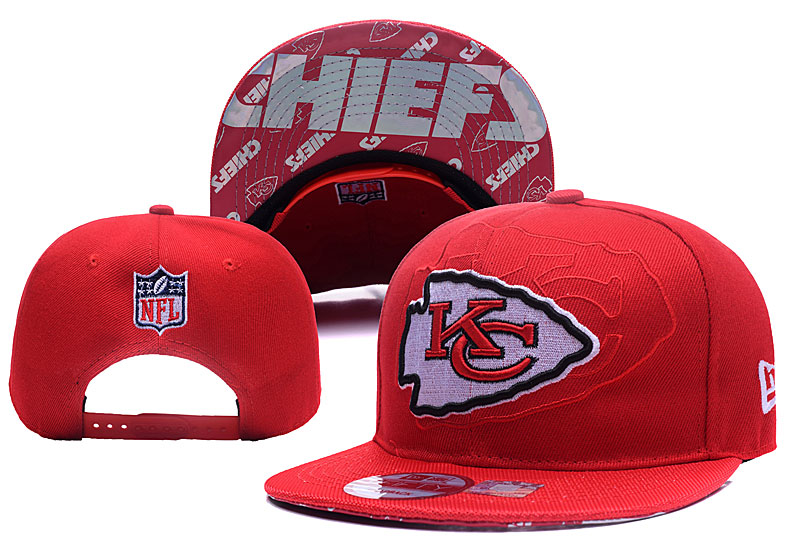 Chiefs Team Logo Red Adjustable Hat YD