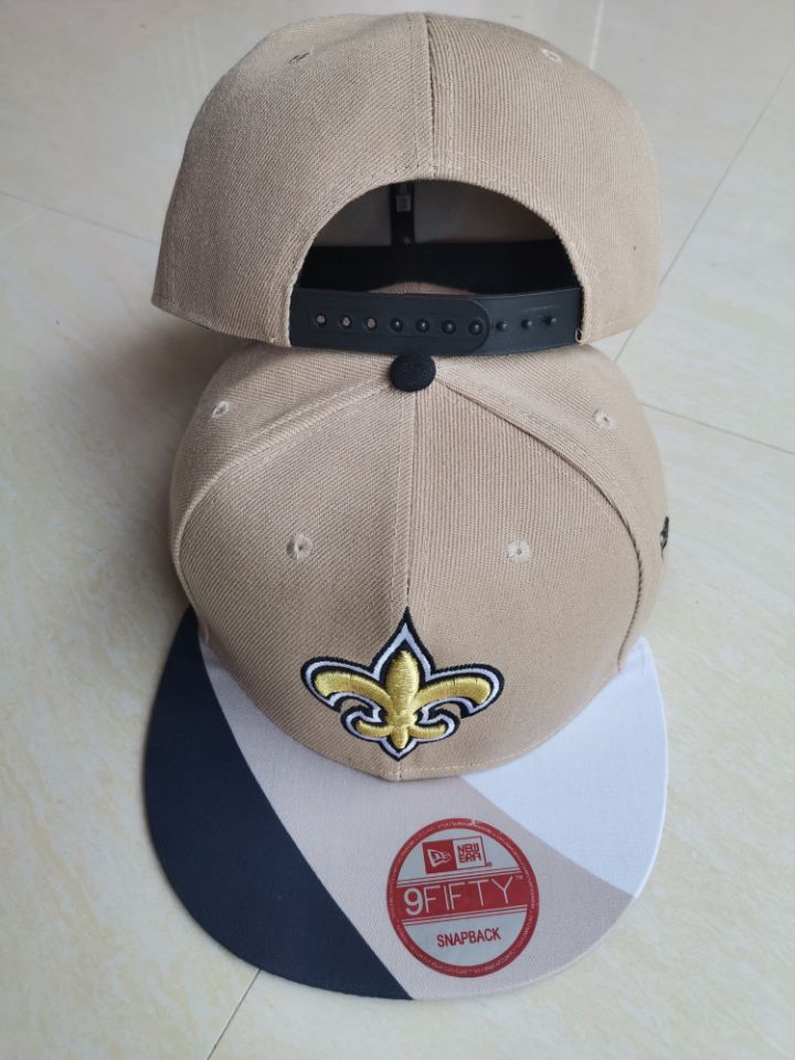 Saints Team Logo Cream Adjustable Hat LT