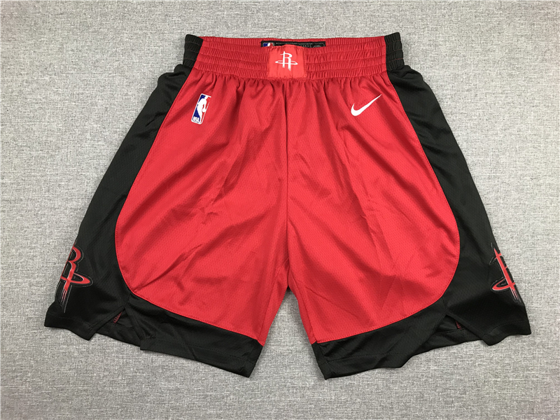 Rockets Red Nike Swingman Shorts - Click Image to Close