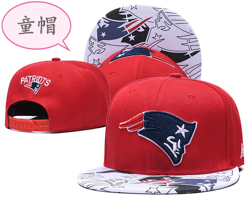 Patriots Team Logo Red Youth Adjustable Hat GS