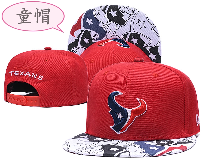 Texans Team Logo Red Youth Adjustable Hat GS