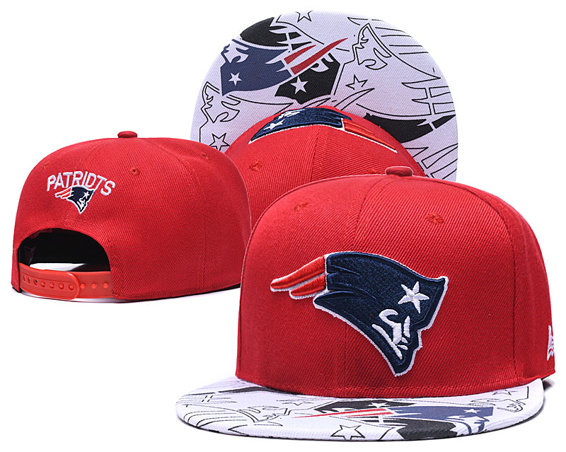 Patriots Team Logo Red Adjustable Hat GS