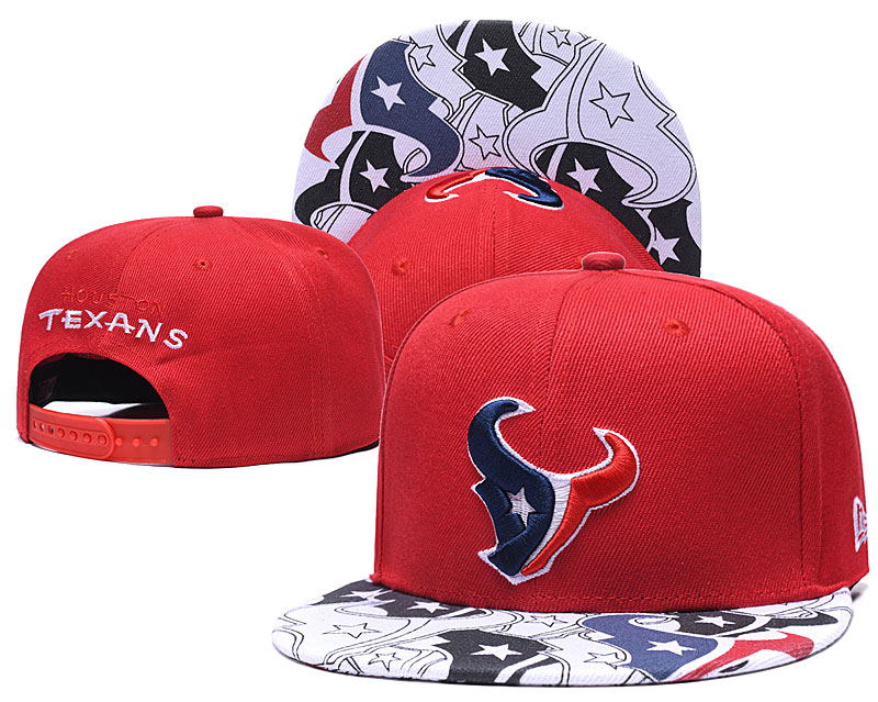Texans Team Logo Red Adjustable Hat GS